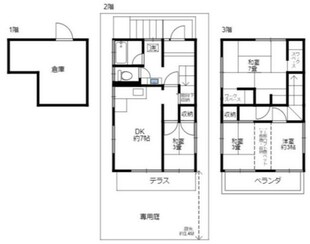 貸家（緑区三室）1の物件間取画像